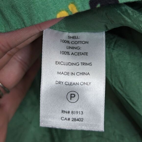 Plenty‎ by Tracy Reese Decade by Decade Floral Midi Skirt Green 0 - Picture 6 of 8